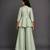 Sage green brocade co ord set