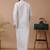 Ramraj men cotton blend dhoti & full sleeves shirt set