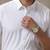 Men classic spread collar solid cotton formal shirt
