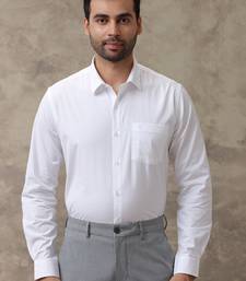 Men opaque formal shirt
