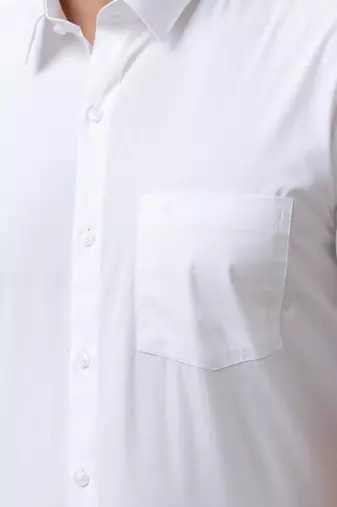 Men opaque formal shirt
