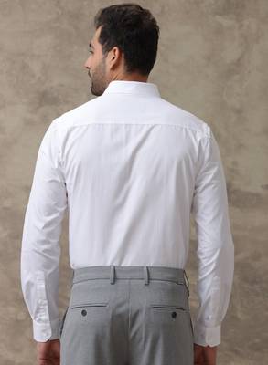 Men opaque formal shirt 3