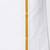 Ramraj cotton men full sleeves white medium kurta with 3/4" inch gold jari dhoti