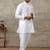 Men regular pure cotton kurta with pyjamas