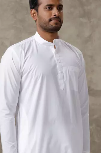 Men regular pure cotton kurta with pyjamas