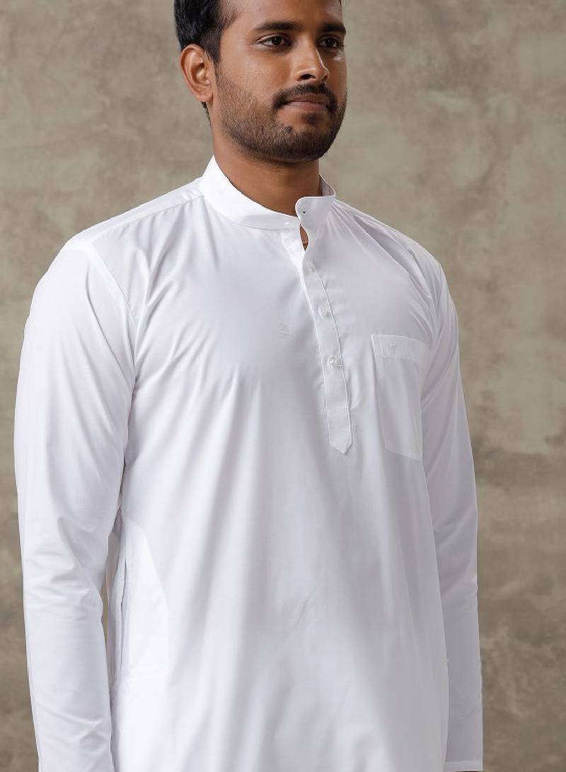 Men regular pure cotton kurta with pyjamas