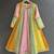Multicolor cotton silk anarkali kurta set