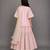 Baby pink embroidered silk sharara skirt set