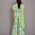 Mint green printed cotton silk sharara set