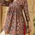 Print Ethnic Cotton Peplum Top
