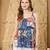 l multi-print patchwork cami peplum top
