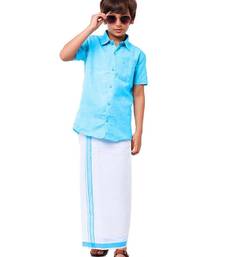 Boys matching dhoti & shirt combo