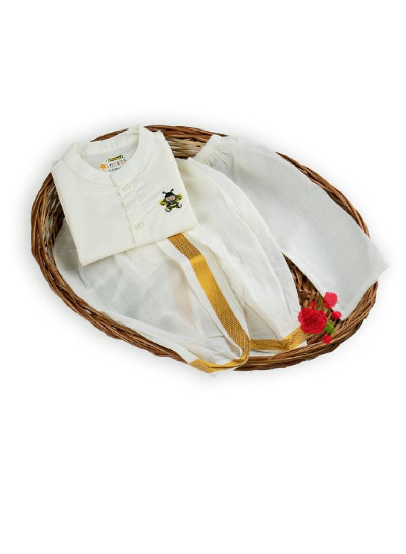 Boys shirt with dhoti pants