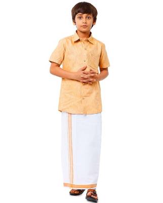 Boys matching dhoti & shirt combo 1