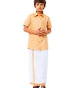 Boys matching dhoti & shirt combo