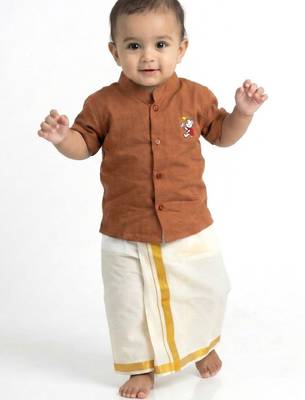 Boys shirt with dhoti pants 1
