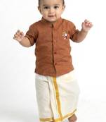 Boys shirt with dhoti pants