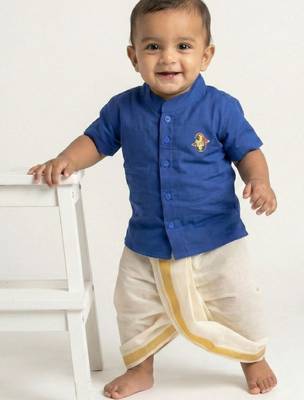 Boys shirt with dhoti pants 1