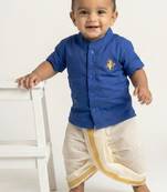 Boys shirt with dhoti pants