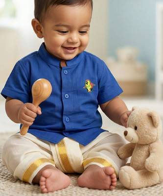 Boys shirt with dhoti pants 4