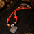 Two tone artisan beaded statement necklace