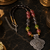 Ethnic heritage two tone pendant necklace