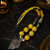 Premium two tone beaded pendant necklace