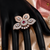 Ruby Petal Rose Gold Designer Ring
