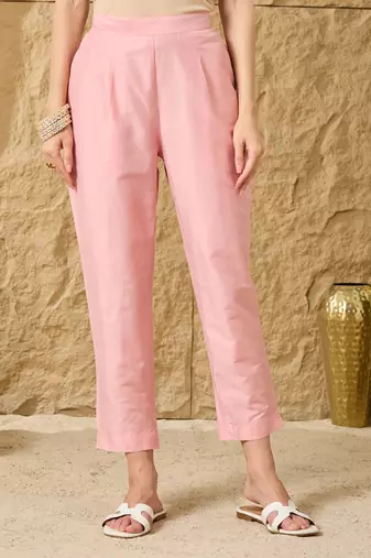Women Ethnic Motifs Embroidered Regular Thread Work Kurta with Trouser