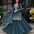 rama green roman cotton party wear embroidered sharara suit set 