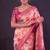 Designer tasar silk blend printed saree with rich look