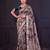 Designer tasar silk blend printed saree with rich look