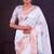 Designer tasar silk blend printed saree with rich look