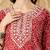 Women Ethnic Motifs Printed Regular Mirror Work  Cotton Kurta with Trouser