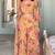 Yellow colorful printed  crop-top & sharara set