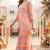 Graphic landscape kaftan crop-top sharara co-ord set