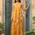 Mustard floral tunic & sharara co-ord set