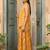 Mustard floral tunic & sharara co-ord set