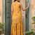 Mustard floral tunic & sharara co-ord set
