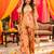 Yellow kitschy crop top sharara set