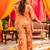 Yellow kitschy crop top sharara set
