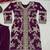 Wine Color Sequence Embroidery Work Silk Blend Salwar Suit