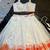 White Soft Georgette Floral Print Lehenga Choli with Sequin & Kodi Work