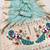 sky blue soft organza silk blend fabric with paithani style lightweight saree with blouse