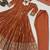 Orange Color Sequence And Embroidery Work  Faux Georgette Salwar Suit
