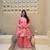 baby pink embroidered vichitra silk full stitched sharara palazzo