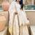 white embroidered vichitra silk full stitched sharara palazzo