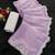 Lavender Color Silver Lace border Oraganza Silk Saree