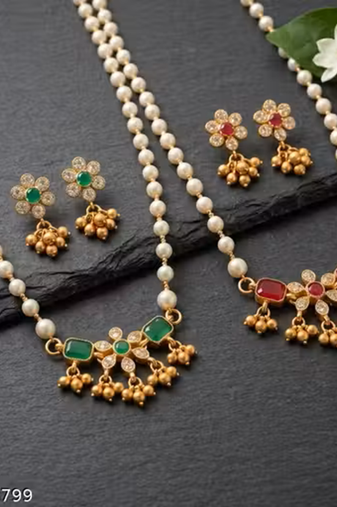 Indian bollywood gold plated kundan choker bridal necklace earrings jewelry set