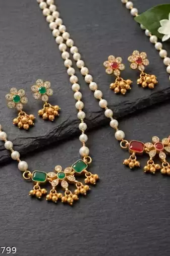 Indian bollywood gold plated kundan choker bridal necklace earrings jewelry set